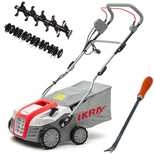 Electric scarifier lawn